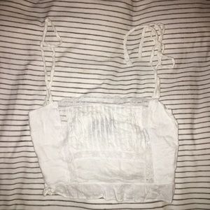 Reformation Lunes Top in white size 4